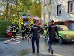 Kleinbrand in einer Garage in der Hospitalstraße in Werdau